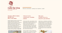 Desktop Screenshot of cafedavina.com